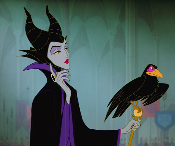 Maleficent looking from Sleeping Beauty