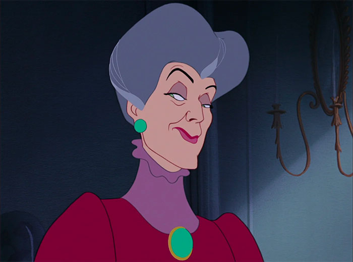 Lady Tremaine looking from Cinderella