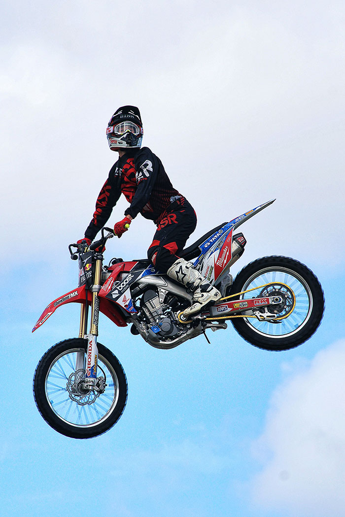 Picture of person doing stunts