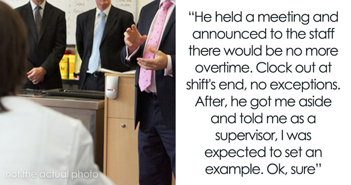 Catering Worker Is Told That Overtime Is Canceled, So They Comply Maliciously And Leave As Soon As Their Shift Is Over