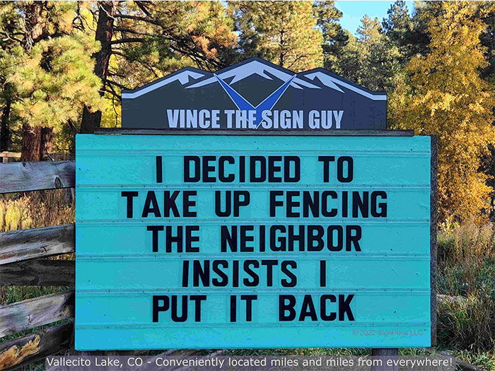 Indian Hills Community Sign