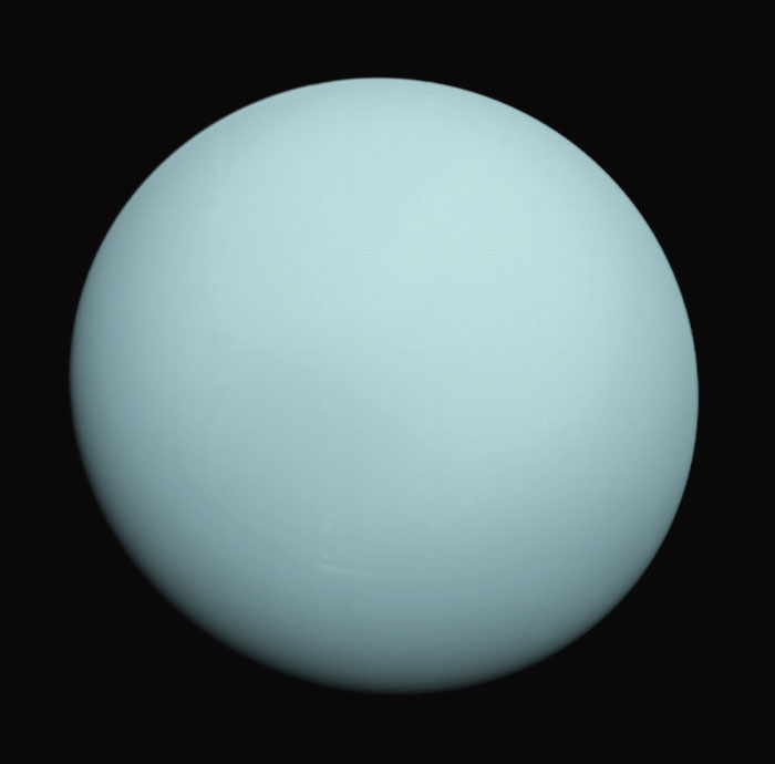 Picture of Uranus in space