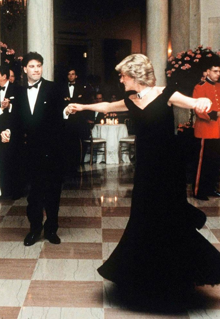 Princess Diana's Dance With John Travolta At A White House State Dinner On November 9, 1985
