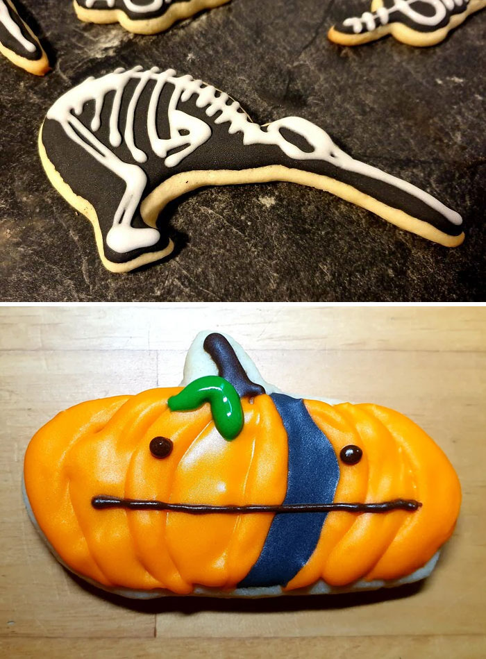 My Halloween Baking Took Longer Than Expected And I Need You To See The Two Cookies I Am The Most Proud Of