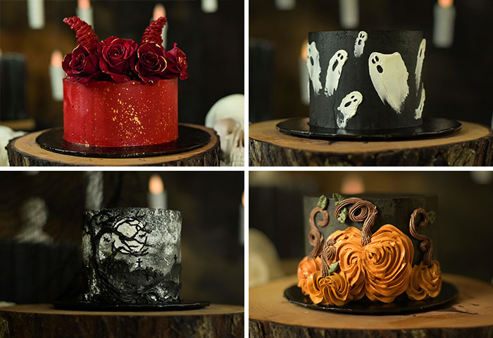Every Year I I Come Up With Halloween Cake Decorating Ideas. I’m Proud Of These, Especially The Devil One