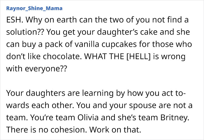 Stepmom Refuses To Attend Stepdaughter's Birthday After Getting Caught Trying To Sabotage The Cake