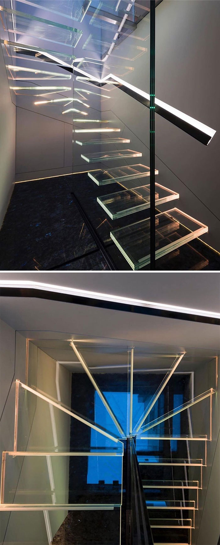 Glass Staircase By Stamos Yeoh Architects