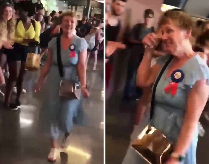 Students Line Up In Appreciation For 72-Year-Old Teacher Retiring After 50 Years At School