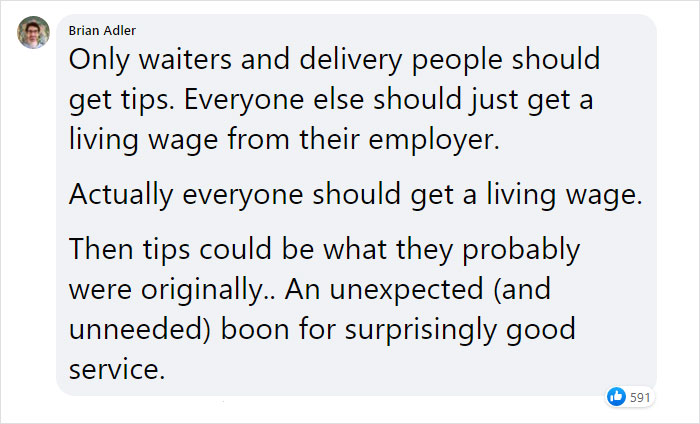 "For What?": Man Orders A Pizza He Will Pick Up Himself, Is Surprised When He's Asked For A 20% Tip "For What?": Man Orders A Pizza He Will Pick Up Himself, Is Surprised When He's Asked For A 20% Tip