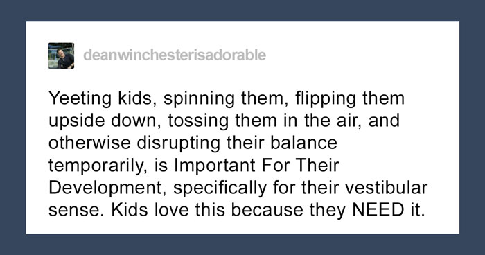 “Yeet The Child For Their Health”: Children’s Therapist Breaks Down Why It’s Important To Yeet Your Kids At Soft Things Regularly