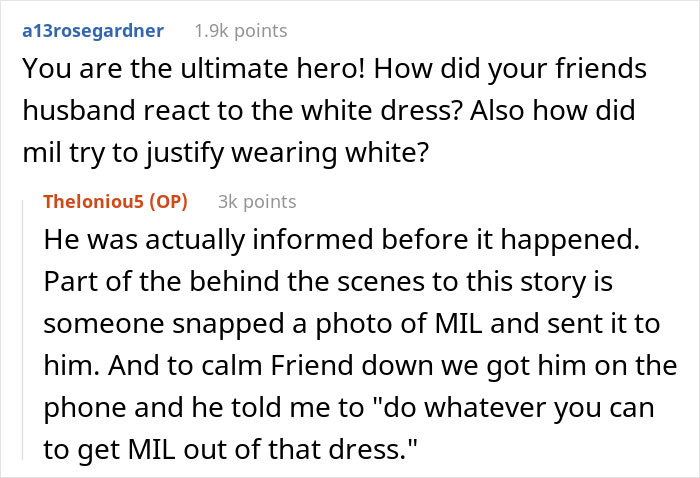 MIL Is Left Sobbing On The Floor After She Showed Up To Wedding Wearing A White Dress And One Bridesmaid "Fixed" It With Some Red Wine