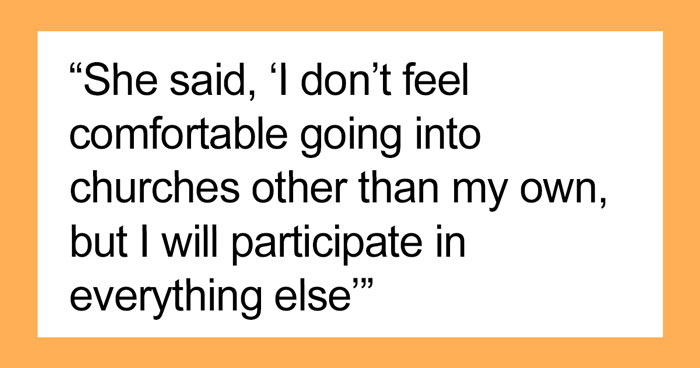 Evangelical Sister Gets Crossed Out From The Wedding Guest List After She Gets Into Religious Argument With Catholic Bride