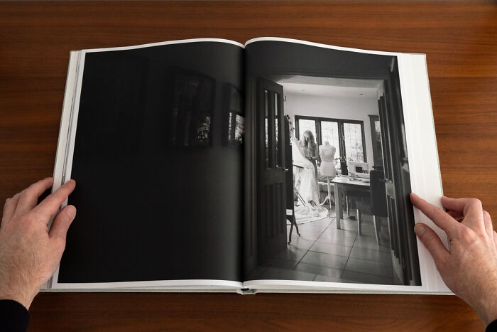 A Photo Book Following The Bride And Her Mother Making A Wedding Dress (33 Pics)