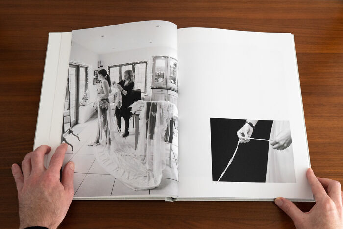 A Photo Book Following The Bride And Her Mother Making A Wedding Dress (33 Pics)