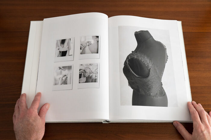 A Photo Book Following The Bride And Her Mother Making A Wedding Dress (33 Pics)