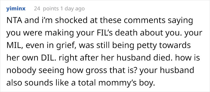 "He Was Crying The Whole Ride To The Airport": Husband Calls Wife Pathetic And Cruel After She Skipped FIL's Funeral Because MIL Bought Her An Economy Ticket "He Was Crying The Whole Ride To The Airport": Husband Calls Wife Pathetic And Cruel After She Skipped FIL's Funeral Because MIL Bought Her An Economy Ticket