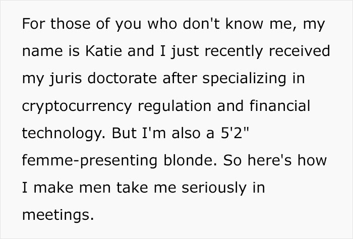 "Don't Ever Be Afraid To Make Them Uncomfortable": Woman Reveals How She Makes Men Take Her Seriously