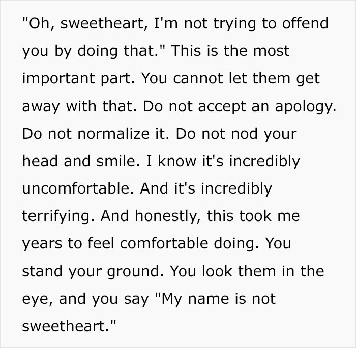 "Don't Ever Be Afraid To Make Them Uncomfortable": Woman Reveals How She Makes Men Take Her Seriously