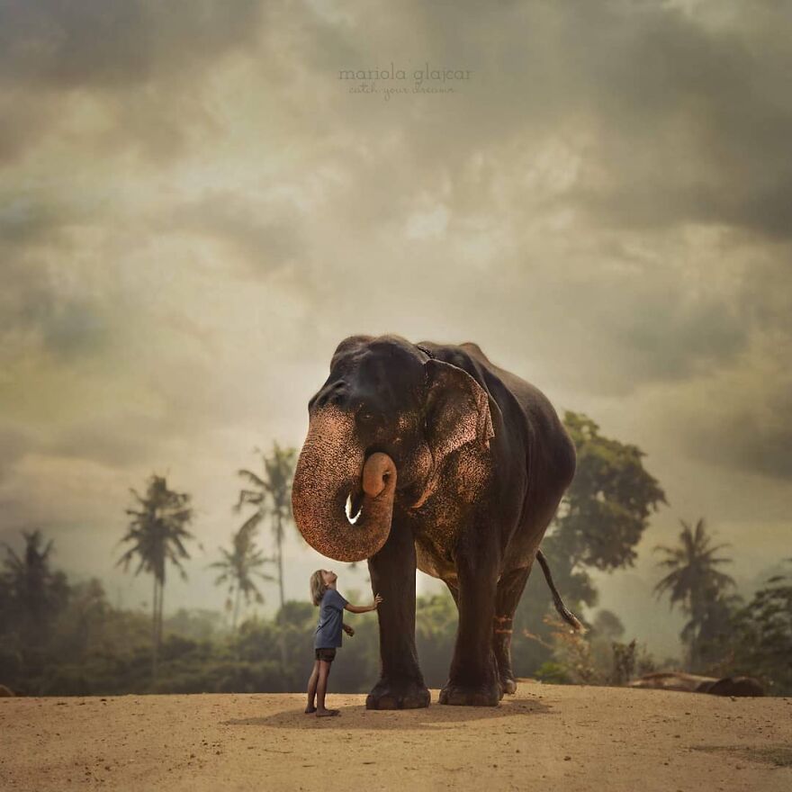 Photographer Creates Images To Highlight The Strong Bond Between Humans And Animals (44 Pics)