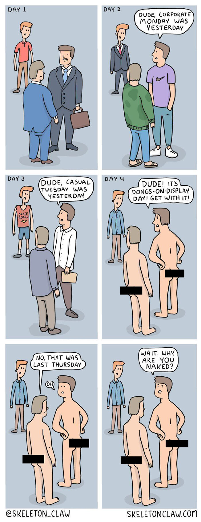 27 New Cracked Wild Yet Hilarious Comics By ‘Skeleton Claw’