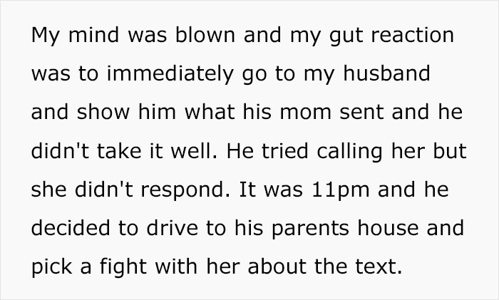 "[Am I The Jerk] For Showing My Husband The Text His Mom Sent Me And Causing Her To Be Disowned?"