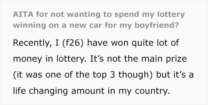 Boyfriend Loses It When Girlfriend Decides To Keep Her Lottery Winnings 'Under A Lock' Until She Gets Professional Financial Advice