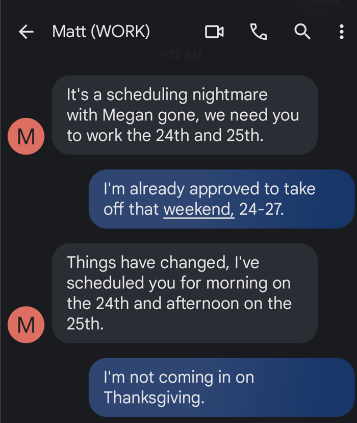 Boss Issues An Ultimatum After Woman Refuses To Work On Her Time Off, She Doesn&rsquo;t Waste A Second And Quits