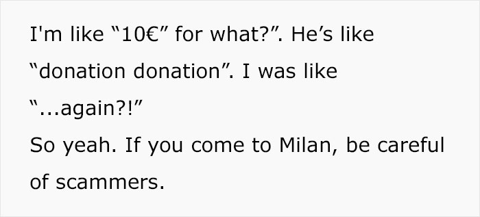 Couple Travel To Italy, Are Flabbergasted When They Fall For Obvious Tourist Traps 2 Times Within Hours