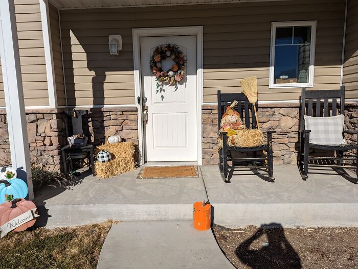 My First Year Doing A Fall Porch