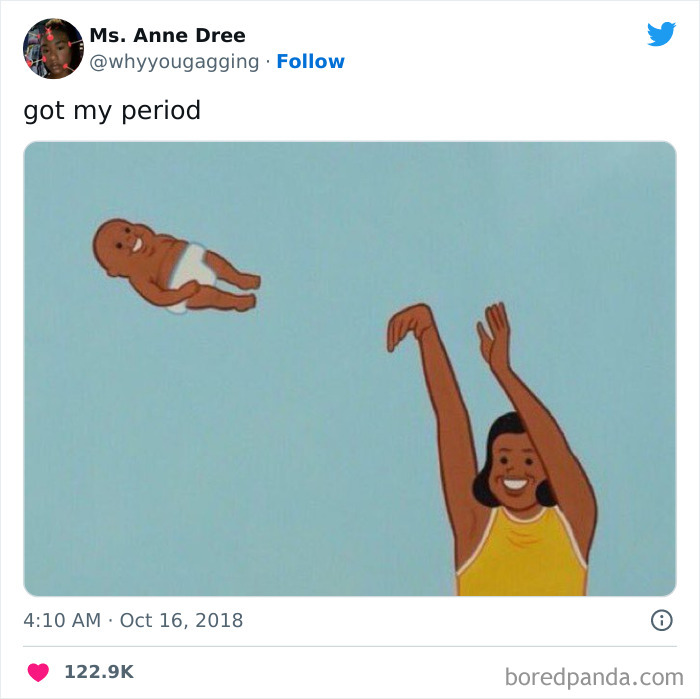 Humorous tweet illustration from women showcasing funny moments in tweets that make you ROFL this week.