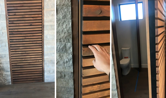 Added A Little Surprise To This Accent Wall