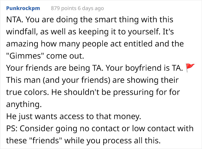 Boyfriend Loses It When Girlfriend Decides To Keep Her Lottery Winnings 'Under A Lock' Until She Gets Professional Financial Advice