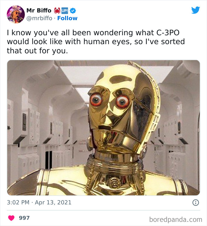 Human Eyes Threepio