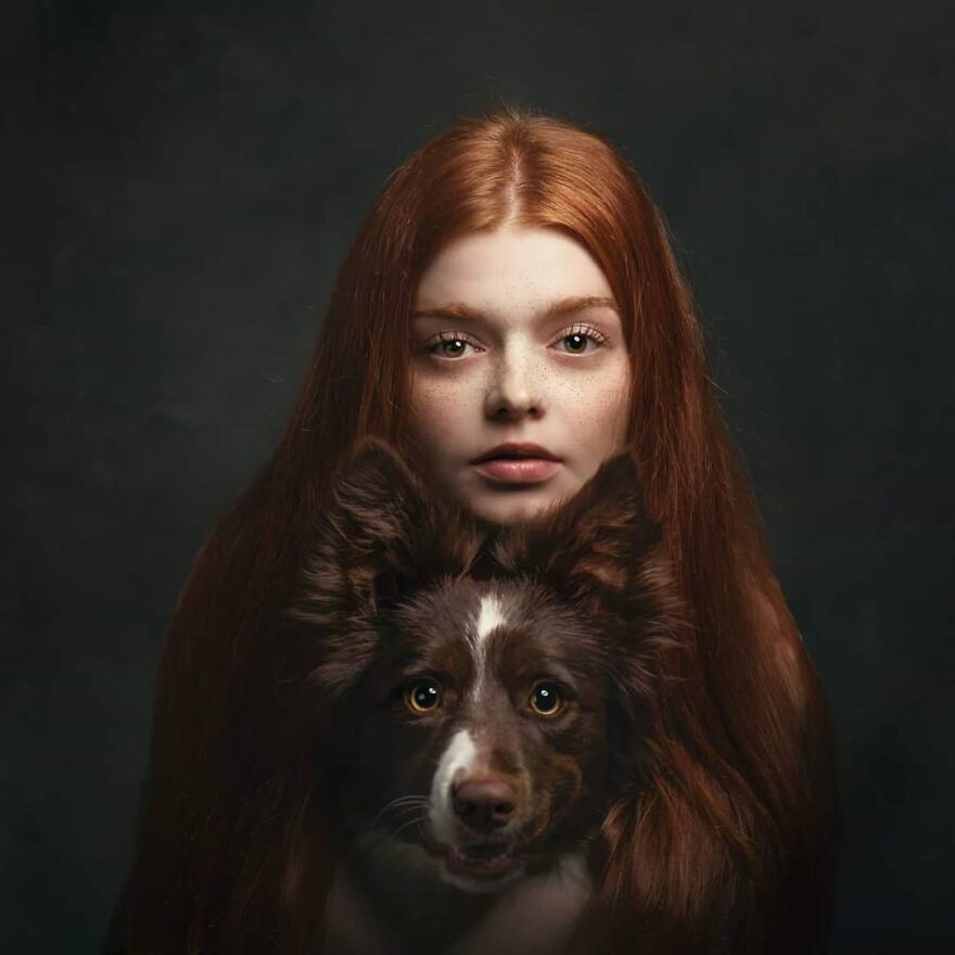 Photographer Creates Images To Highlight The Strong Bond Between Humans And Animals (44 Pics)