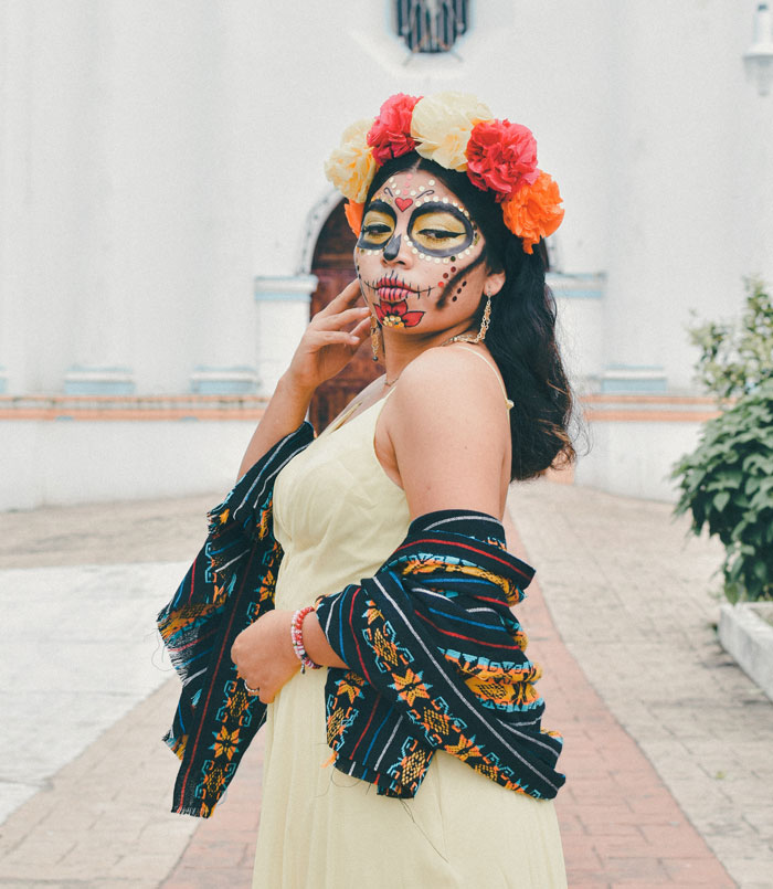Woman with occasion makeup