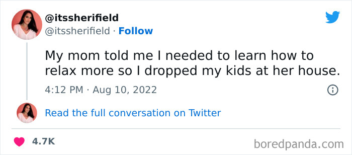 Now Who Needs To Relax?