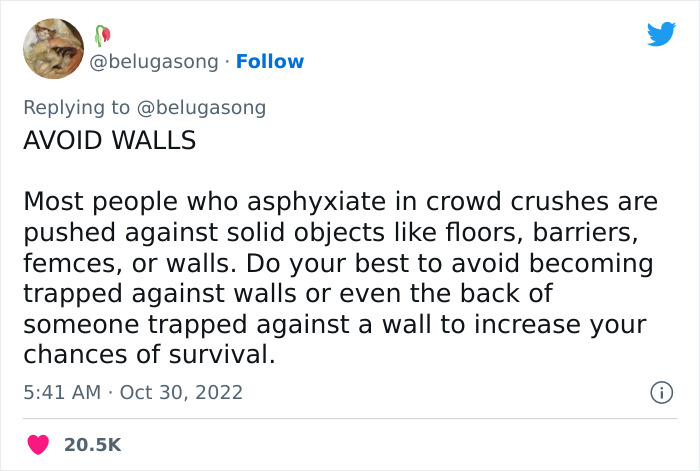 24 Potentially Life-Saving Tips If You Ever Find Yourself Trapped In A Crushing Crowd, As Shared In This Dedicated Twitter Thread