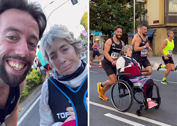 Mother-Son Duo Hold The Guinness World Record For “Fastest Marathon Pushing A Wheelchair,” And The Internet Can’t Get Enough Mother-Son Duo Hold The Guinness World Record For “Fastest Marathon Pushing A Wheelchair,” And The Internet Can’t Get Enough