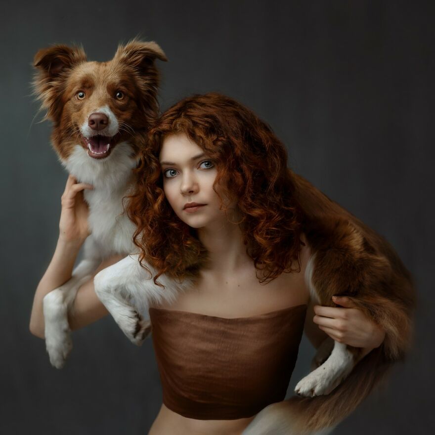 Photographer Creates Images To Highlight The Strong Bond Between Humans And Animals (44 Pics)