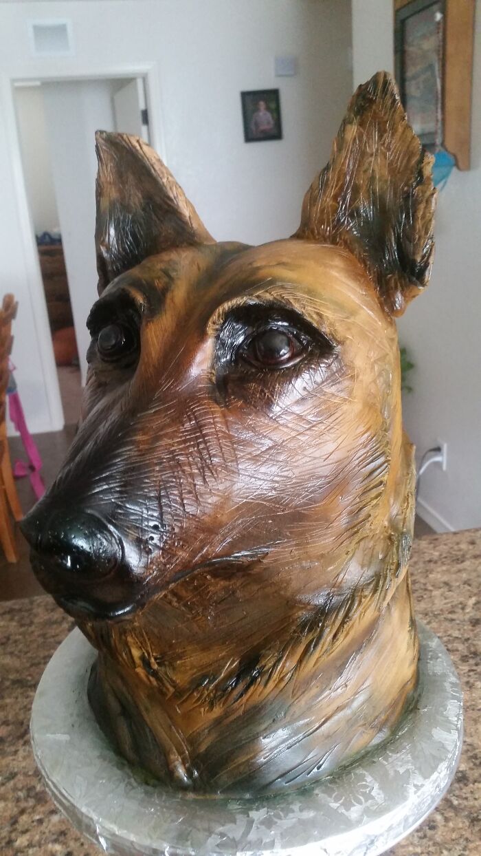 German Shepherd Cake