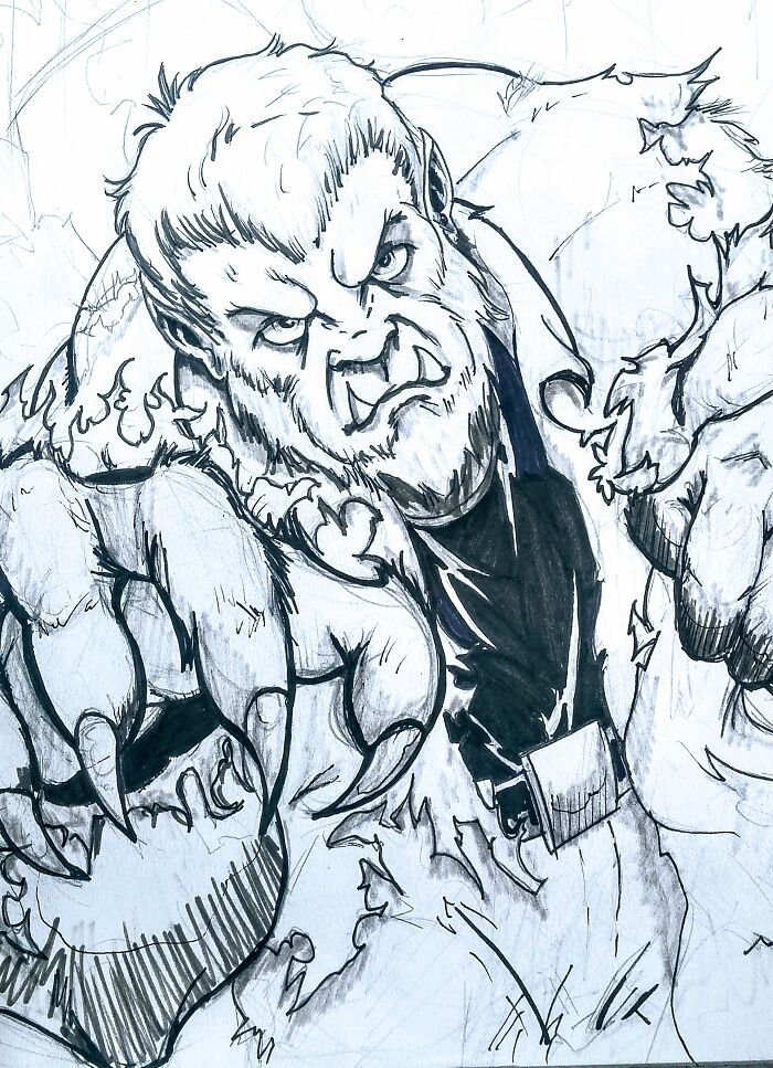 My Version Of The Classic Wolfman