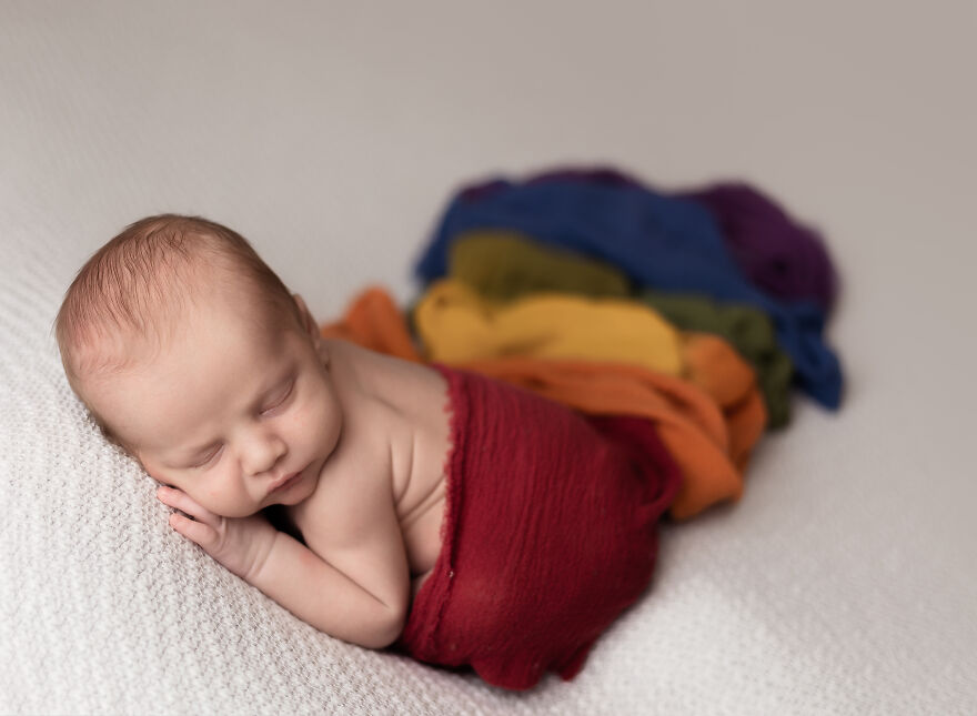 Rainbow Flowing Wrap