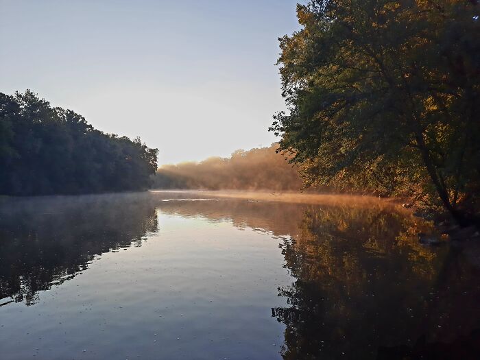 Early Morning Walks On The Trail By The River