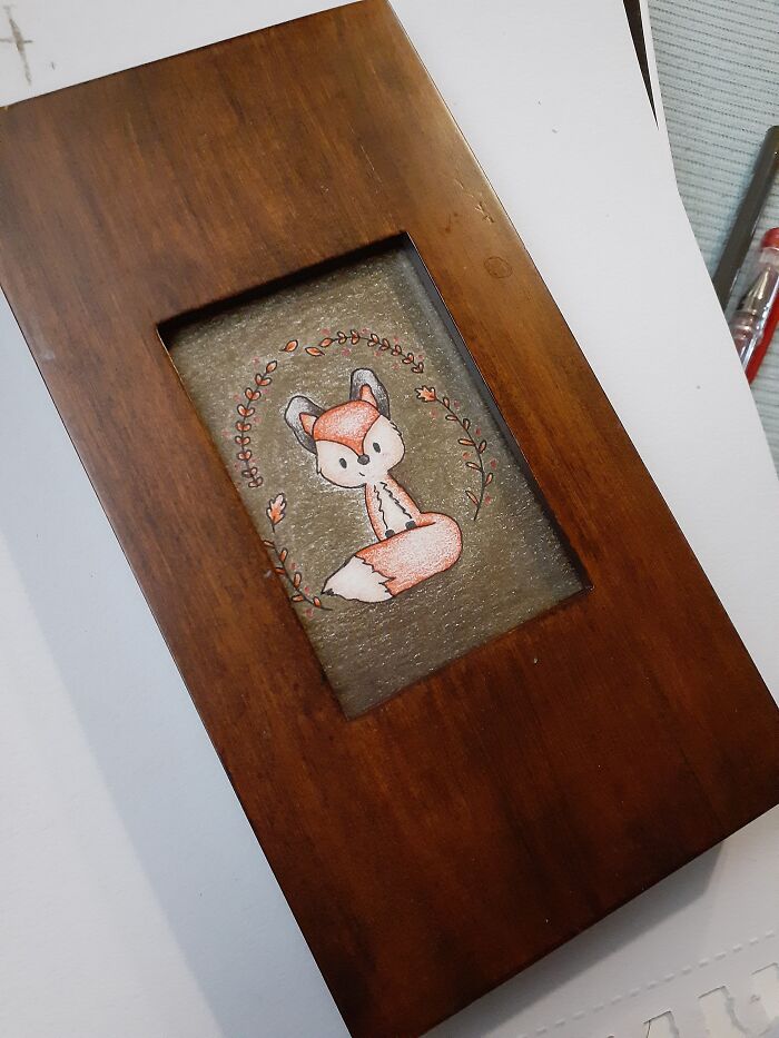 I Drew And Coloured Him For The Fall Season