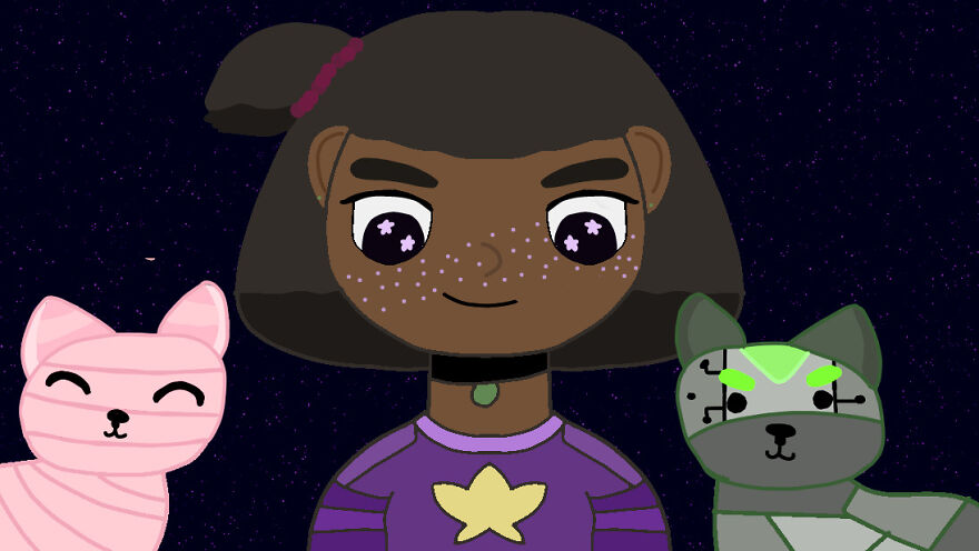 I Started A Webtoon About Two Shibas And A Teenage Astronaut In Search Of A Home!