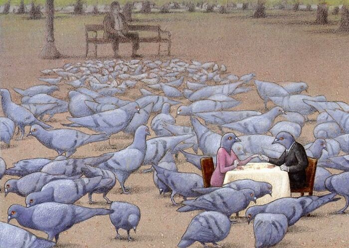 New Illustrations By Artist Pawel Kuczynski That Continue To Put Their Finger On The Wounds Of Today's Society (61 Pics)