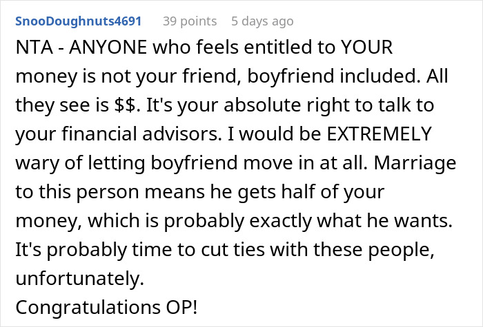 Boyfriend Loses It When Girlfriend Decides To Keep Her Lottery Winnings 'Under A Lock' Until She Gets Professional Financial Advice