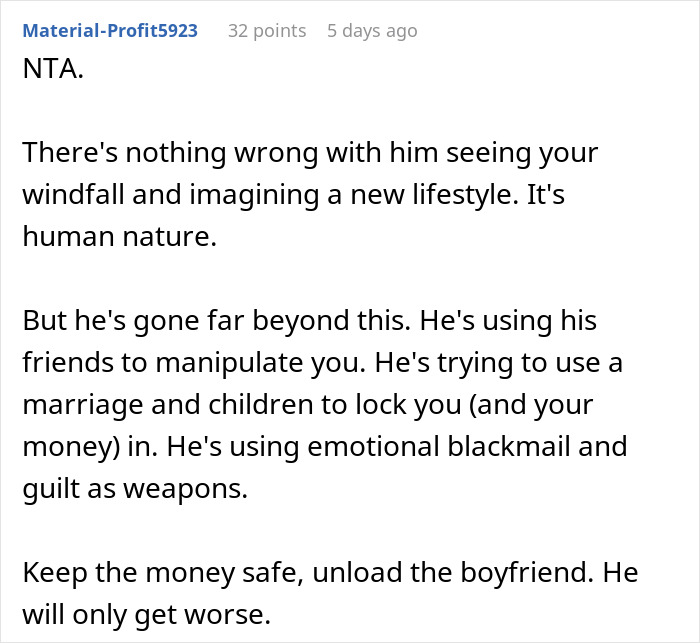 Boyfriend Loses It When Girlfriend Decides To Keep Her Lottery Winnings 'Under A Lock' Until She Gets Professional Financial Advice
