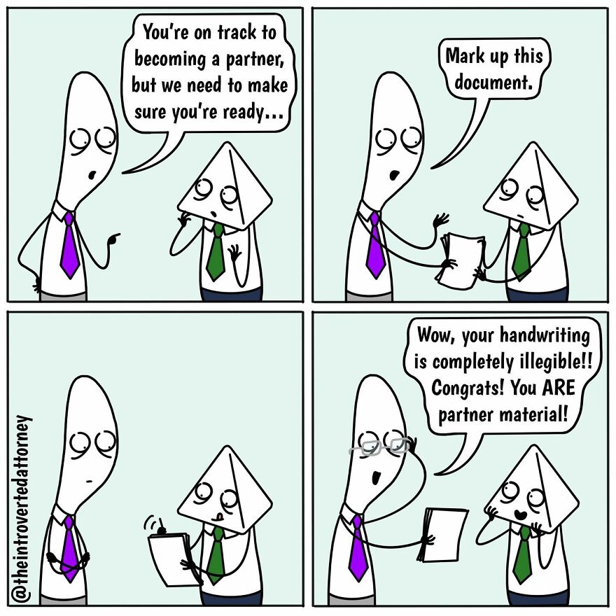 25 Comics Drawn By A Disgruntled Lawyer That Anyone With A Corporate Job Can Relate To