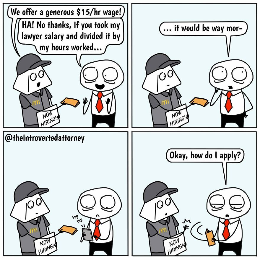 25 Comics Drawn By A Disgruntled Lawyer That Anyone With A Corporate Job Can Relate To